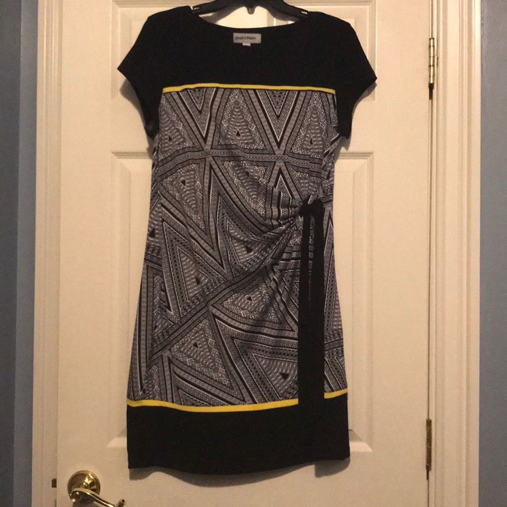 Black and White Petite Dress